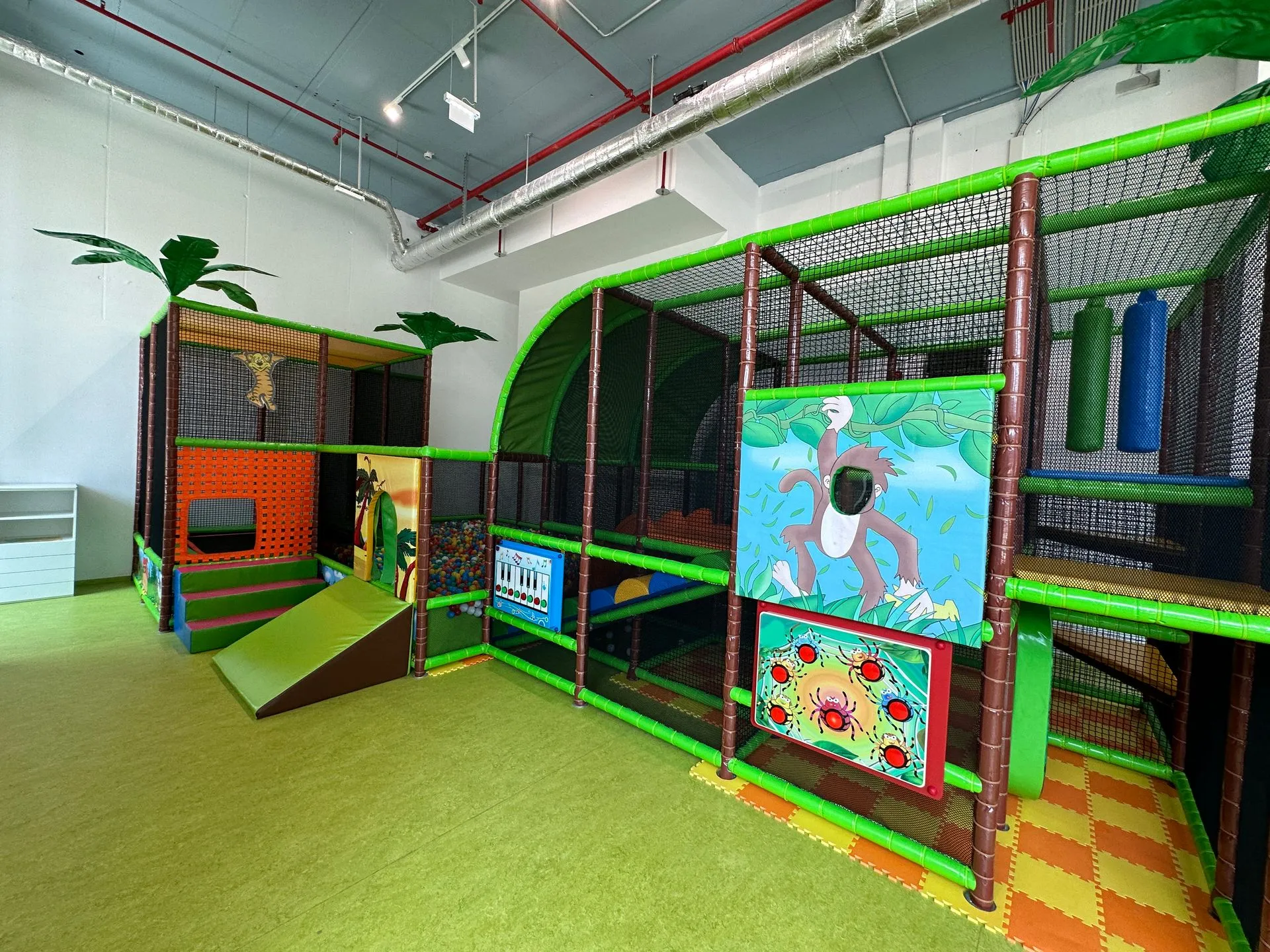 Einblick 2 in den WORLD4KIDS Spiel- und Partyraum 1020 Wien