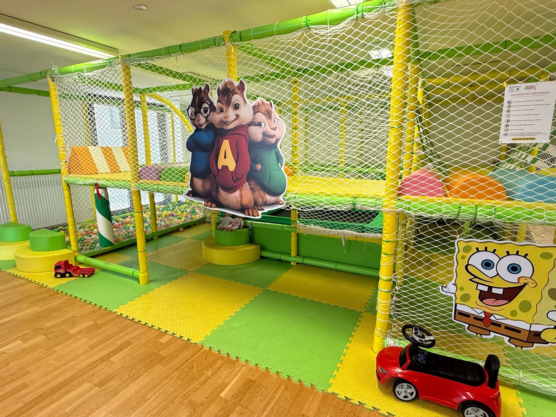 Einblick 1 in den WORLD4KIDS Spiel- und Partyraum 1220 Wien